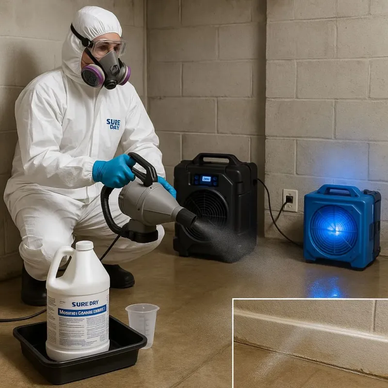 Sanitization and Odor Removal process in Akron, IA